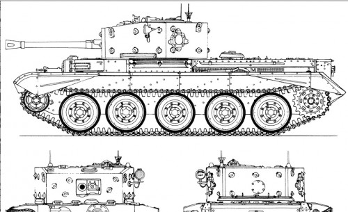 Cromwell Mk IV profile view