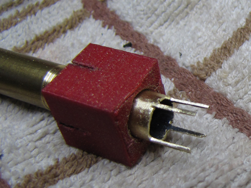 Jig reversed easy to cut the cage from the tube