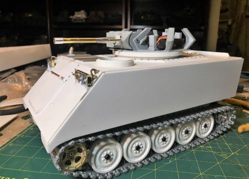 M-113 M113 M-113A1 MRV 1/16 RC Scorpion Turret Australian Army build