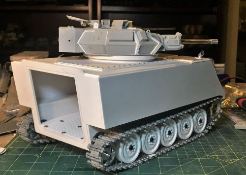 M-113 M113 M-113A1 MRV 1/16 RC Scorpion Turret Australian Army build