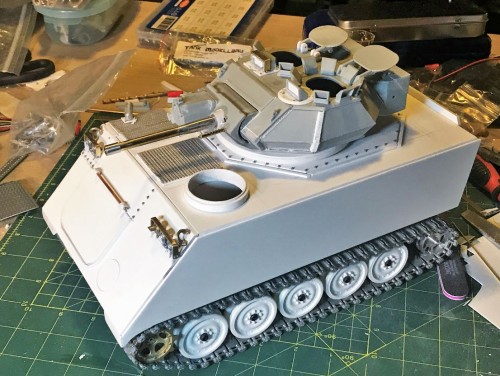 M-113 M113 M-113A1 MRV 1/16 RC Scorpion Turret Australian Army build