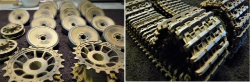 Plastic road wheels and early style tracks.jpg (251.03 KiB) Viewed 4873 times Plastic original road wheels and early style tracks. Click for larger image