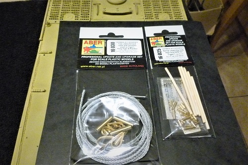 Aber Tow cable and gun barrel cleaning set