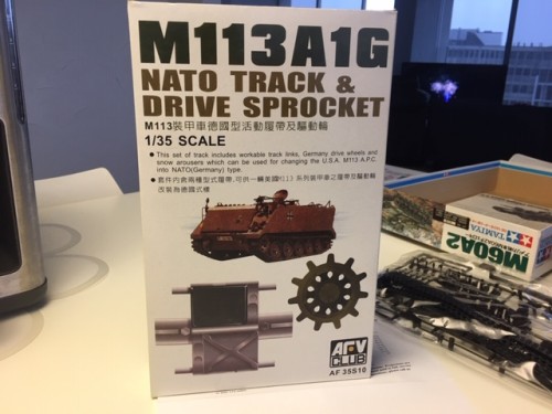 M113 NATO Track kit. Scale individual link track kit.