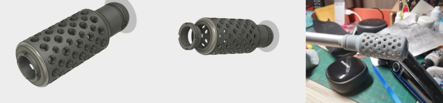 pepperpot muzzle brake