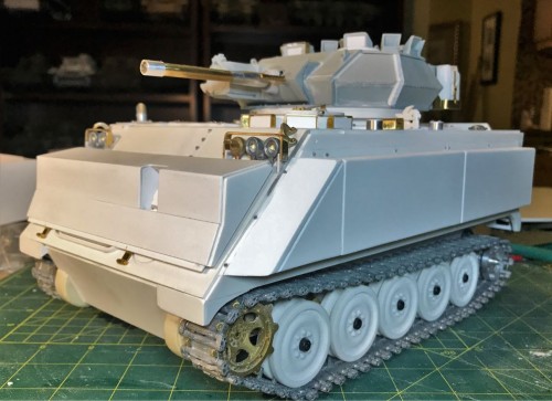 M-113 M113 M-113A1 MRV 1/16 RC Scorpion Turret Australian Army build