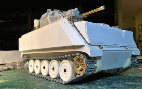 M-113 M113 M-113A1 MRV 1/16 RC Scorpion Turret Australian Army build