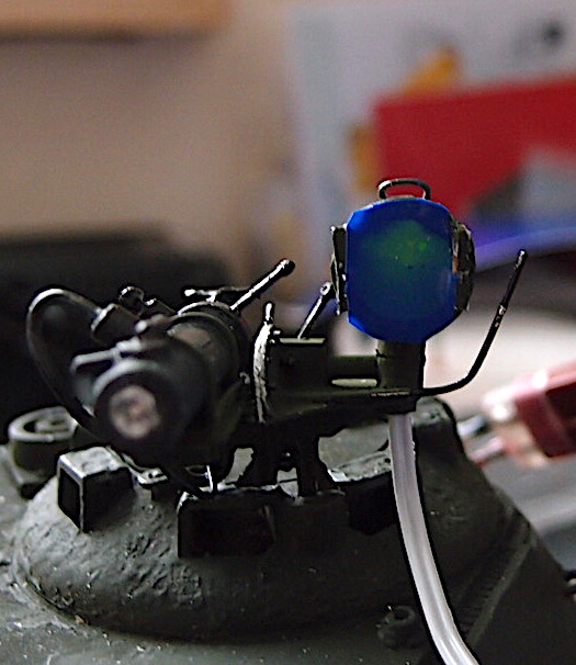low  yellow led, fit a blue   led and its done
