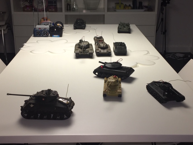 Table parade maneuvers, the M113 s on the right center