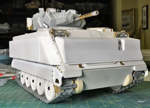 M-113 M113 M-113A1 MRV 1/16 RC Scorpion Turret Australian Army build