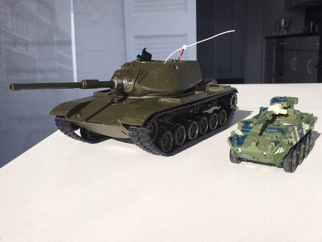 The donor Stryker with the M60