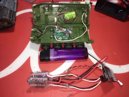 the radio I used from the Stryker is quite a bit more compact than the equivalent DSM setup shown below it.