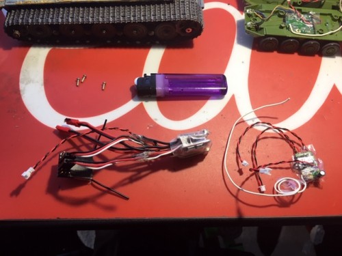 DSM with twin ESC on left.