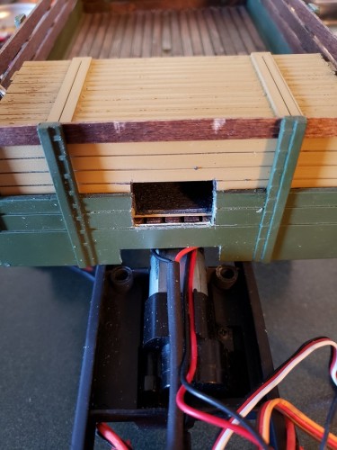Box and bed cutout to allow wires and connectors to fit.jpg