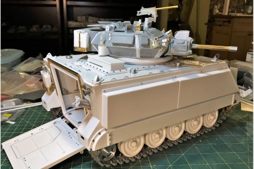 M-113 M113 M-113A1 MRV 1/16 RC Scorpion Turret Australian Army build