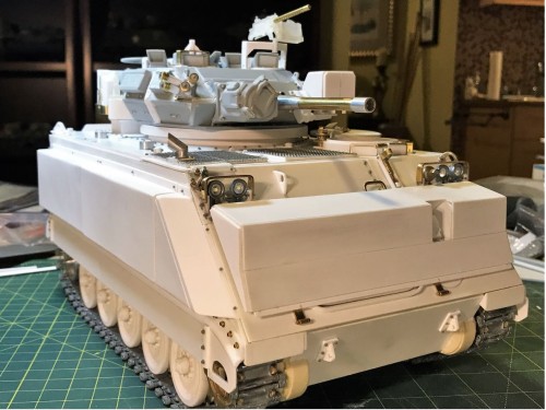 M-113 M113 M-113A1 MRV 1/16 RC Scorpion Turret Australian Army build