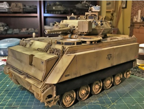 M-113 M113 M-113A1 MRV 1/16 RC Scorpion Turret Australian Army build