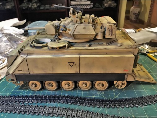 M-113 M113 M-113A1 MRV 1/16 RC Scorpion Turret Australian Army build