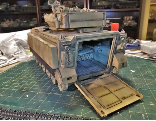 M-113 M113 M-113A1 MRV 1/16 RC Scorpion Turret Australian Army build