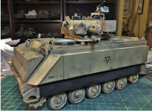 M-113 M113 M-113A1 MRV 1/16 RC Scorpion Turret Australian Army build