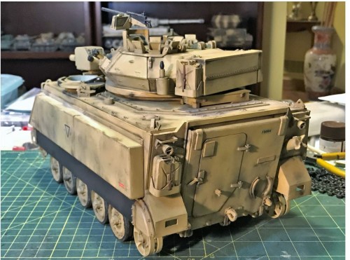 M-113 M113 M-113A1 MRV 1/16 RC Scorpion Turret Australian Army build