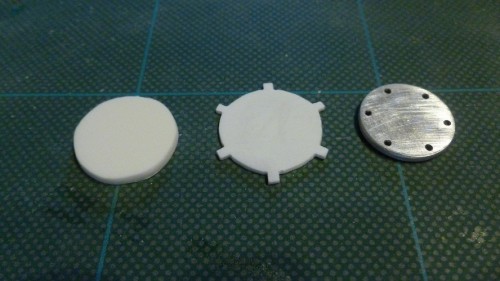 New base plate and Tab plate from styrene