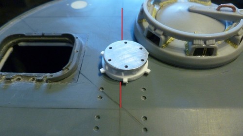 Offset Vent from centre line of turret