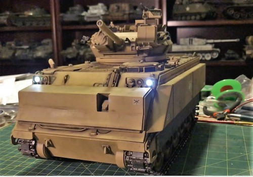 M-113 M113 M-113A1 MRV 1/16 RC Scorpion Turret Australian Army build