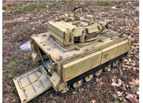 M-113 M113 M-113A1 MRV 1/16 RC Scorpion Turret Australian Army build