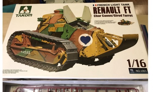 Renault FT 1/16 RC build