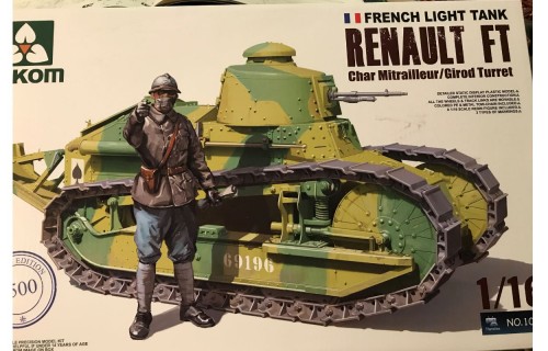 Renault FT 1/16 RC build