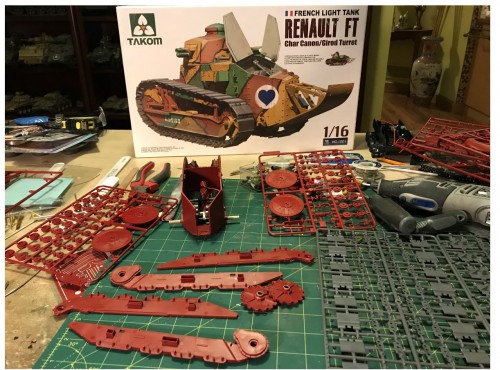 Renault FT 1/16 RC build