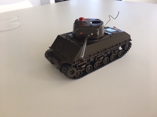My first scale model IR battle tank conversion.