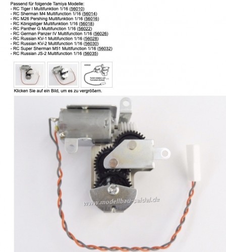 Tamiya Turret Rotation unit