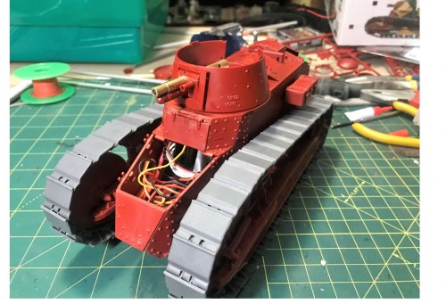 Renault FT 1/16 RC build