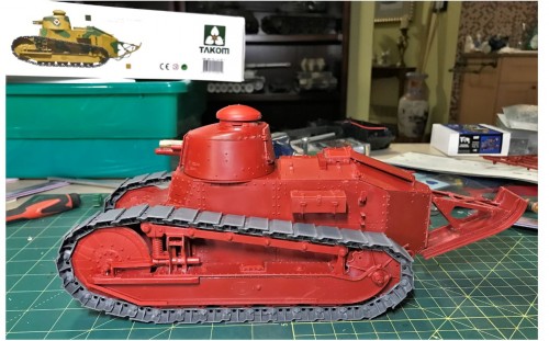 Renault FT 1/16 RC build