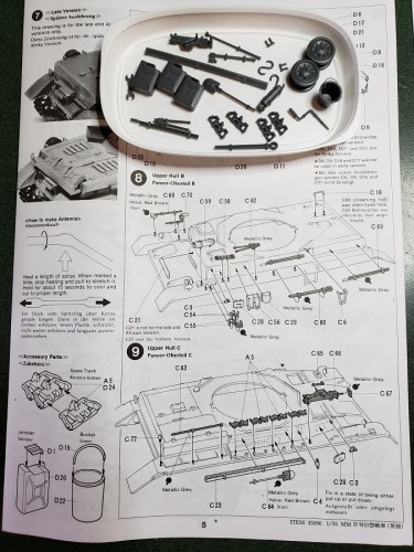 Added Step 9 and more detail parts...Bucket handle went flying so a new one was scratched out of silver wire....jpg