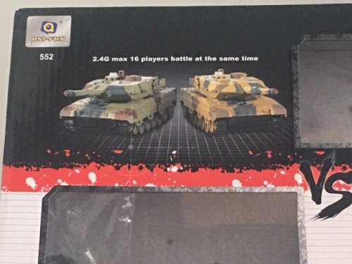 552 set IR Battle Tanks make excellent donors for Scale models.