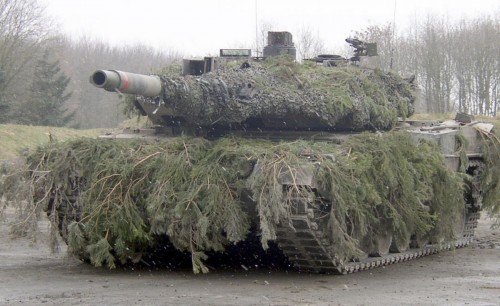 Leopard 2A6 - after competing in the Grand National