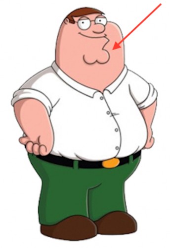 Peter Griffin's chin camo