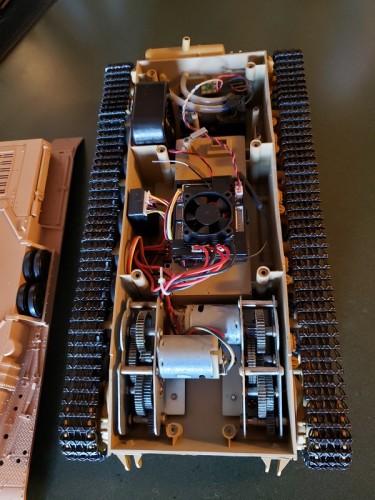 New electronics installed.  I went with the new Taigen speaker since it was a perfect fit for the lower,,,sounded Great!.jpg