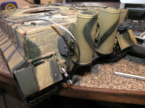 Rear , used the Trumpeter C hooks   as the centre locking part turns no cutting to fit.