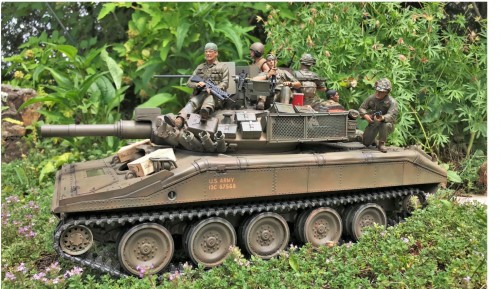 M551 Sheridan Airborne light tank - Vietnam - build