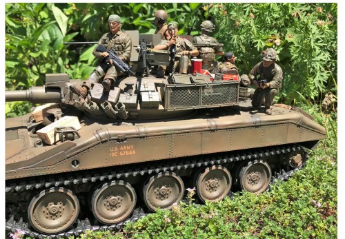 M551 Sheridan Airborne light tank - Vietnam - build