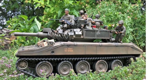 1/16 RC M551 Sheridan light tank Vietnam war