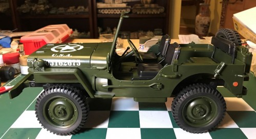 1:18 Solido WWII Long Range Desert Group LRDG SAS Willys MB Jeep Vehicle 