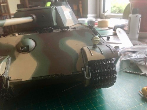 HL Panther- Milliput headlamp shield