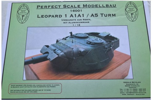 RC 1/16 Canadian tank Leopard C2 Mexas - Afghanistan - build