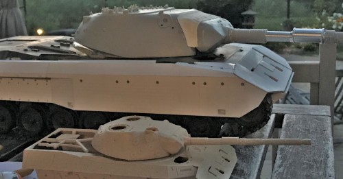 RC 1/16 Canadian tank Leopard C2 Mexas - Afghanistan - build