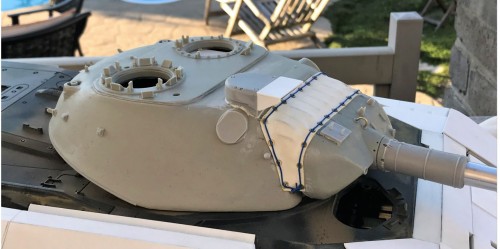 RC 1/16 Canadian tank Leopard C2 Mexas - Afghanistan - build